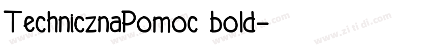 TechnicznaPomoc bold字体转换